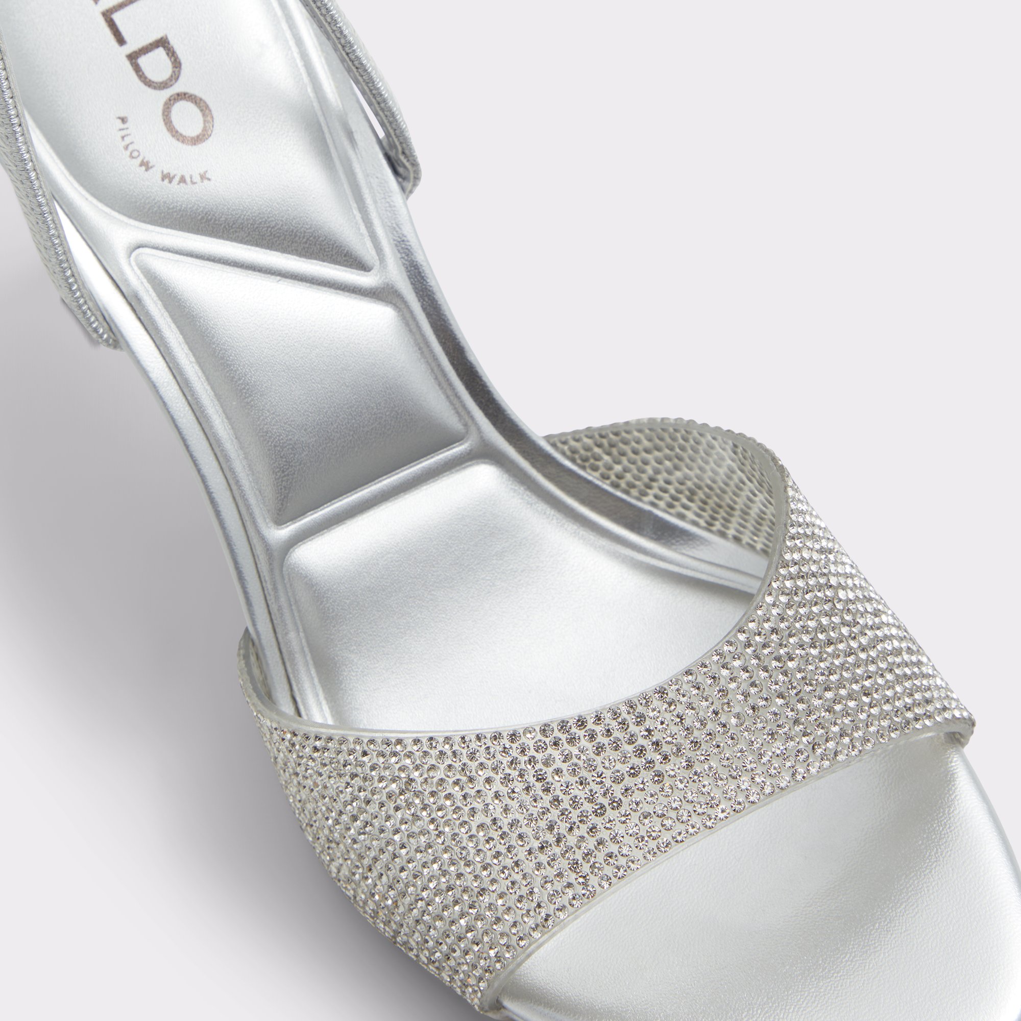 Aitana Silver Women Heeled sandals
