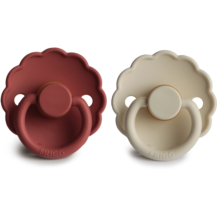 FRIGG Schnuller Daisy Baked ClayCream  6-18 Monate