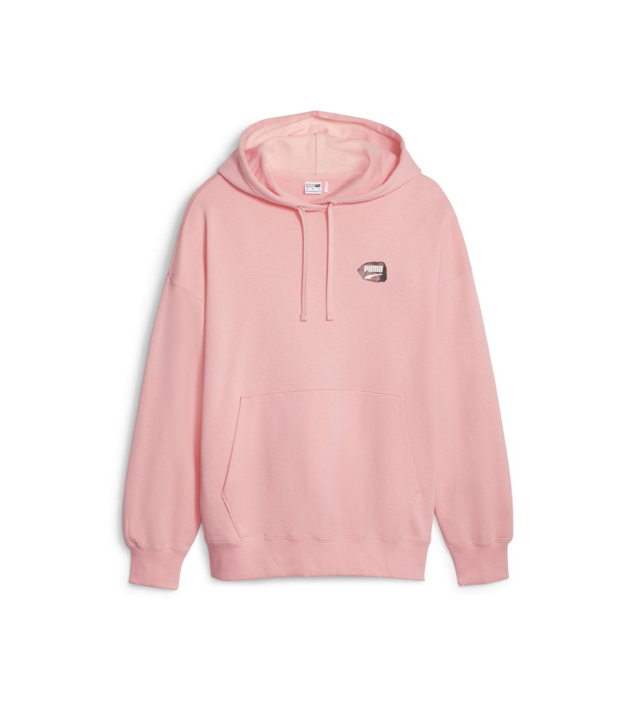 Moletom Puma DOWNTOWN Oversized rosa