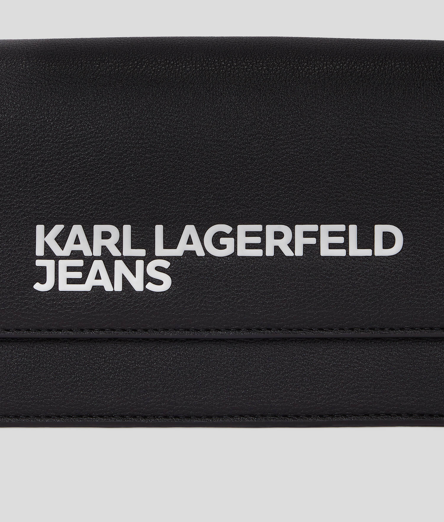 SAC BANDOULIÈRE AVEC LOGO KLJ - Noir