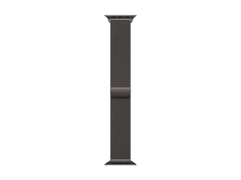 Apple Milanese Loop 46 mm Dunkelgrau M/L Metall-Armband zu Apple Watch 46 mm