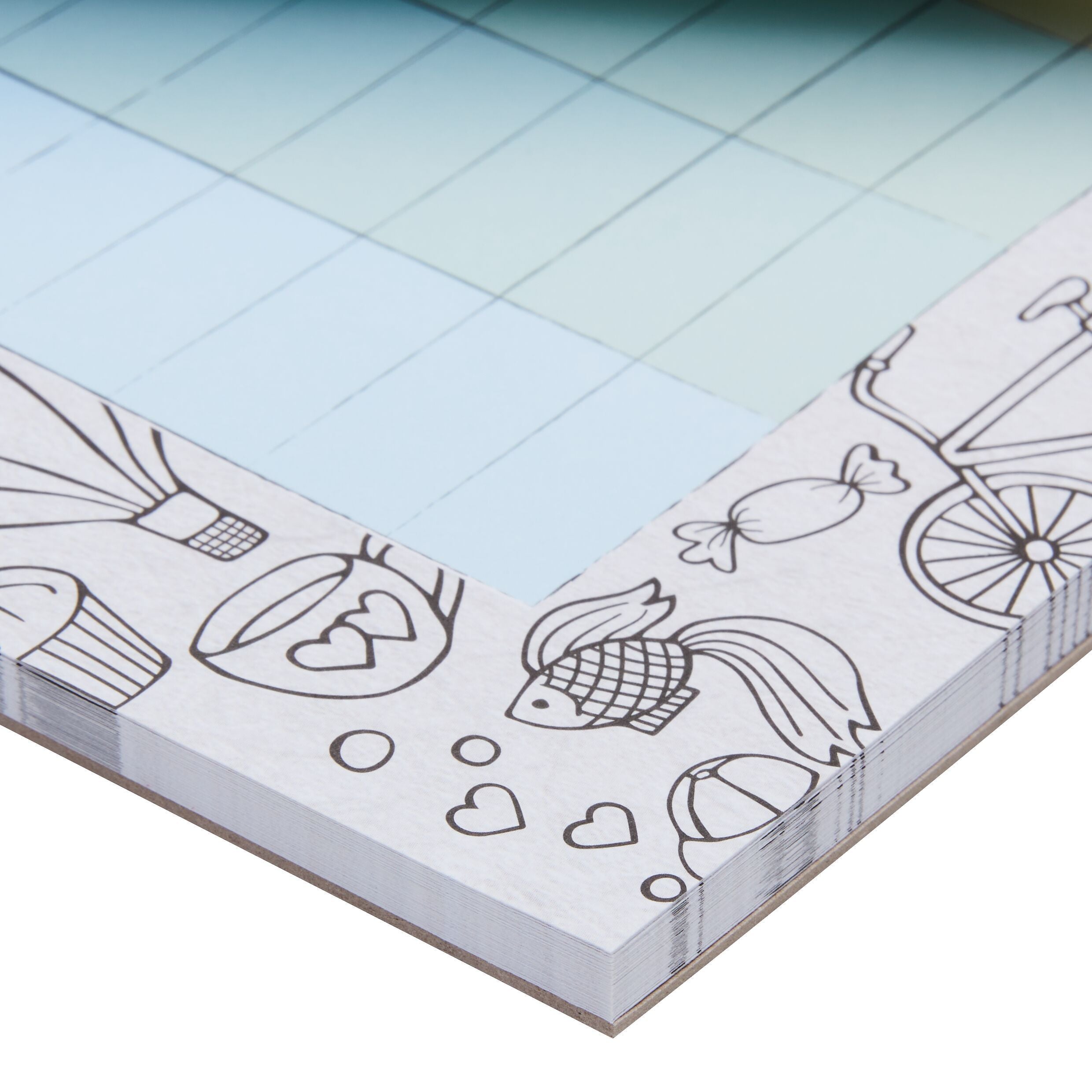 STADT-LAND-FLUSS Papiertischset - Multicolor / B: 42.0 cm x T: 30.0 cm