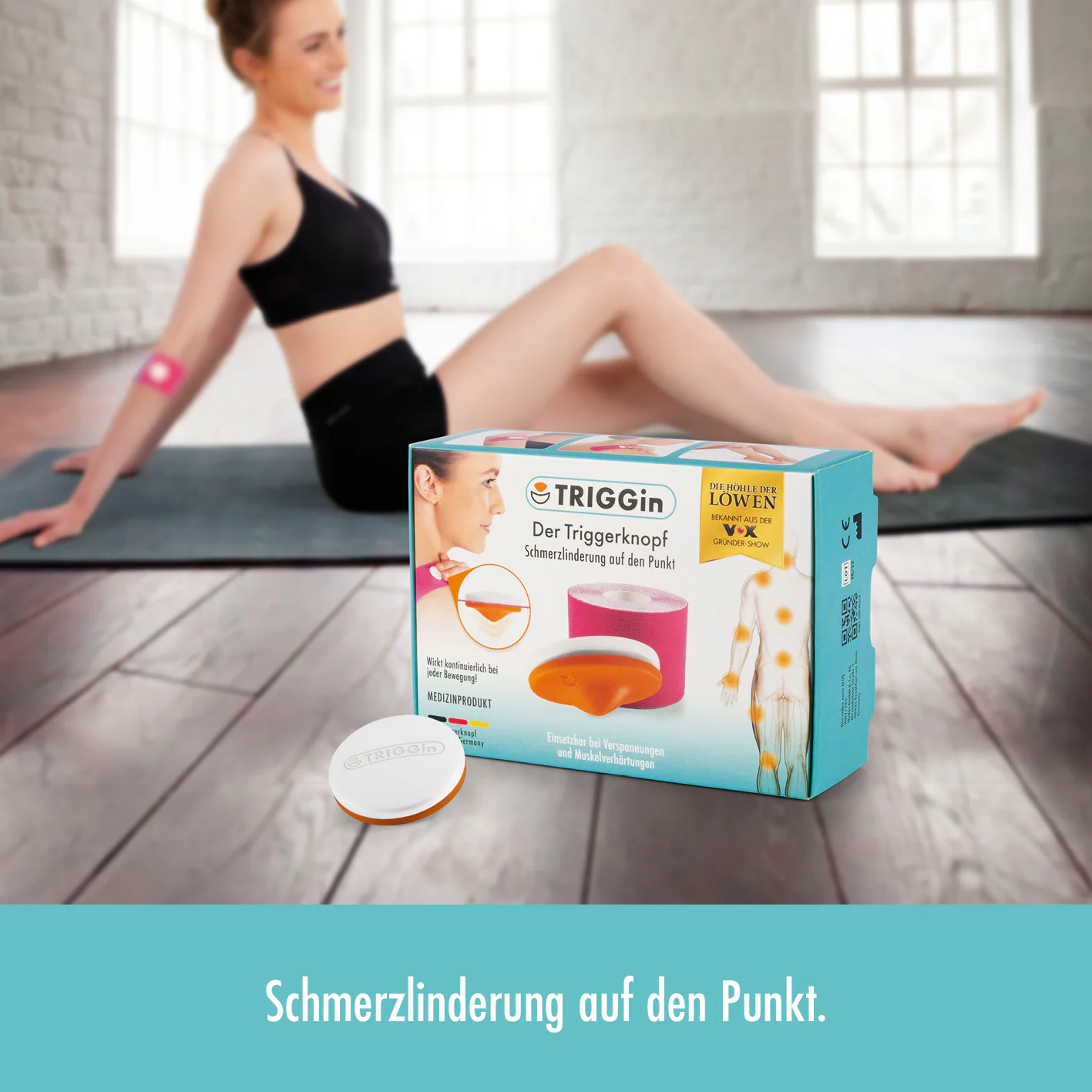 TRIGGin Triggerknopf 25mm mit Tape versch. Farben