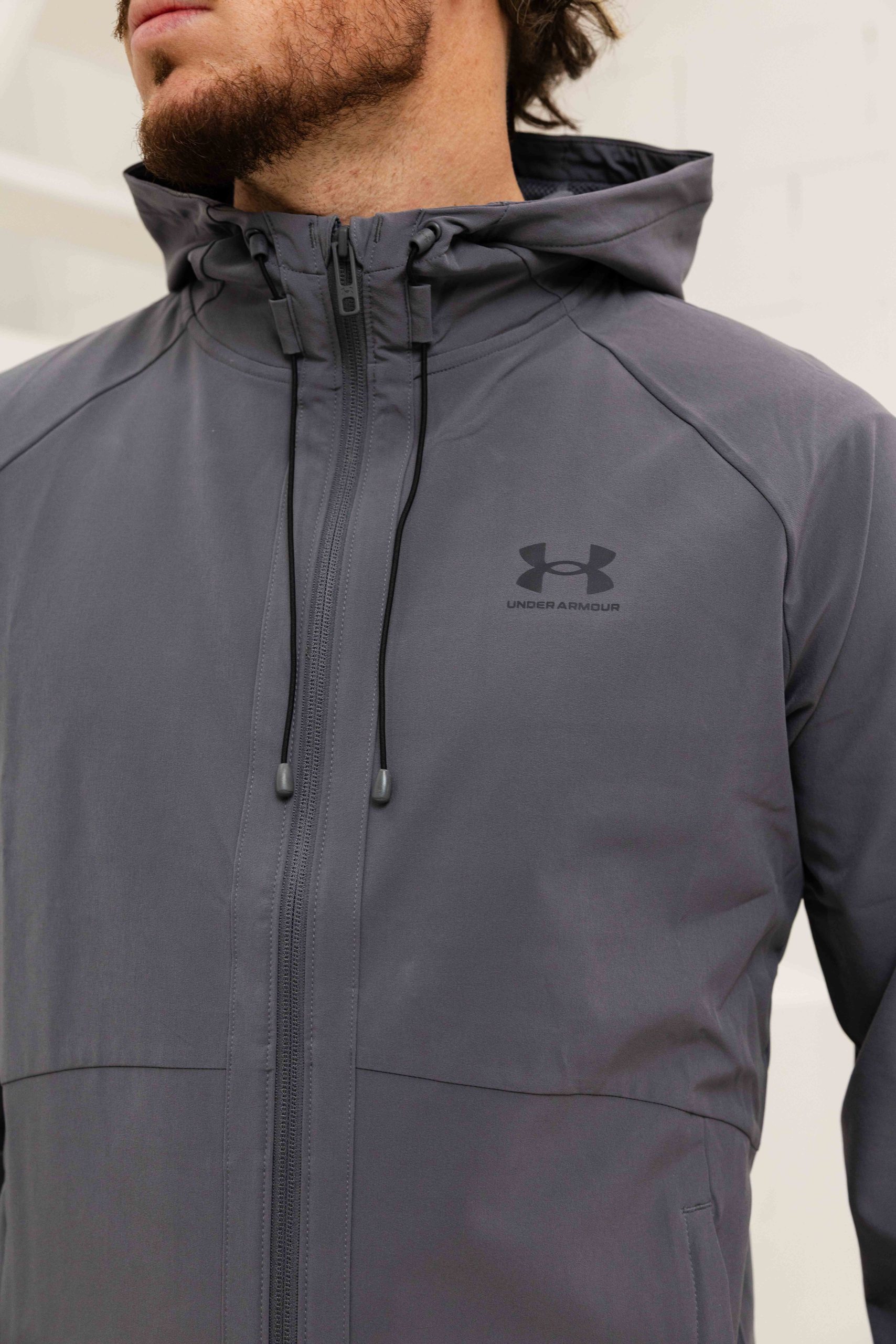 Under Armour Vibe Woven Cargo Trainingspak Heren Grijs