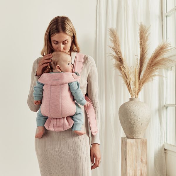 BabyBjörn Mini 3D Jersey Draagzak Lichtbeige