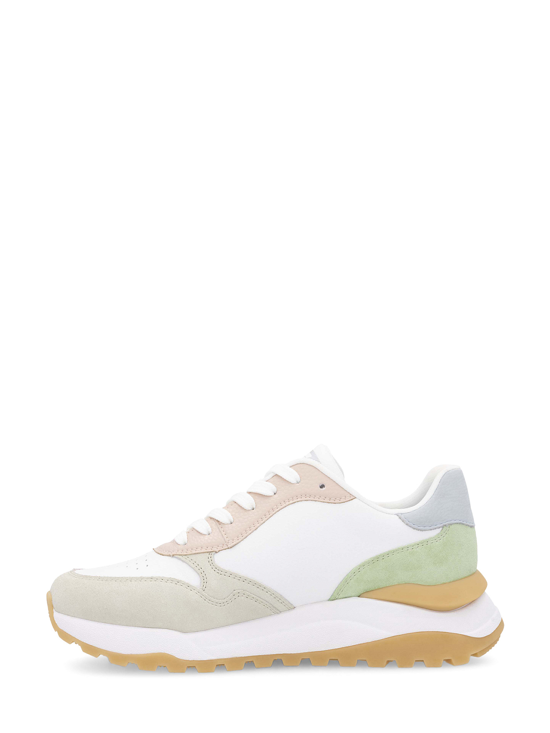 Rieker TrailMotion Hvit Semsket Sneaker