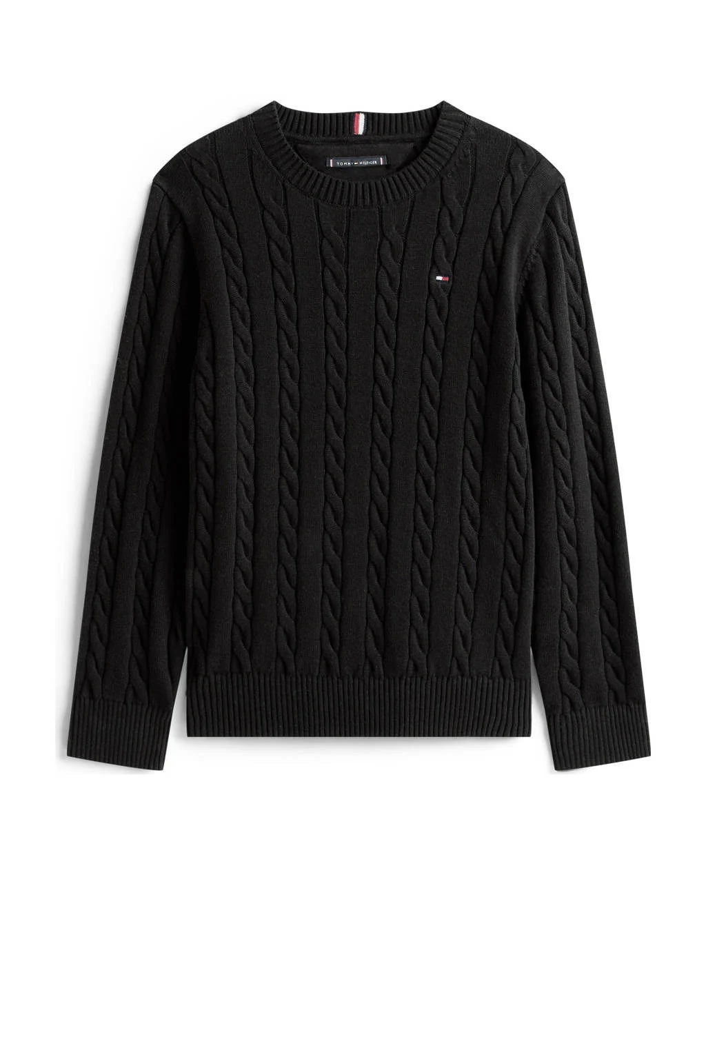 Tommy Hilfiger gebreide trui zwart