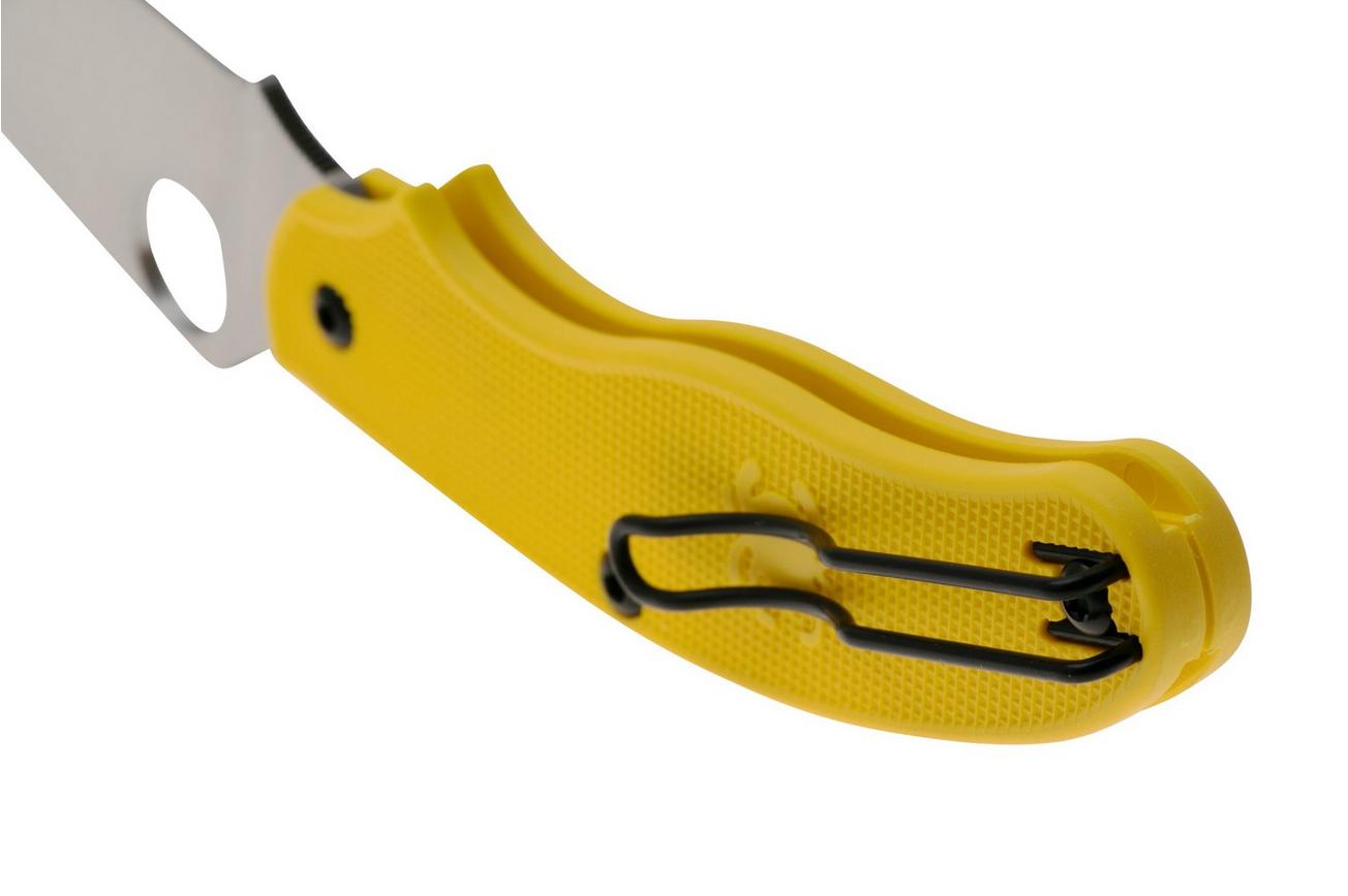 Spyderco UK Penknife Salt MagnaCut C94PYL Yellow zakmes