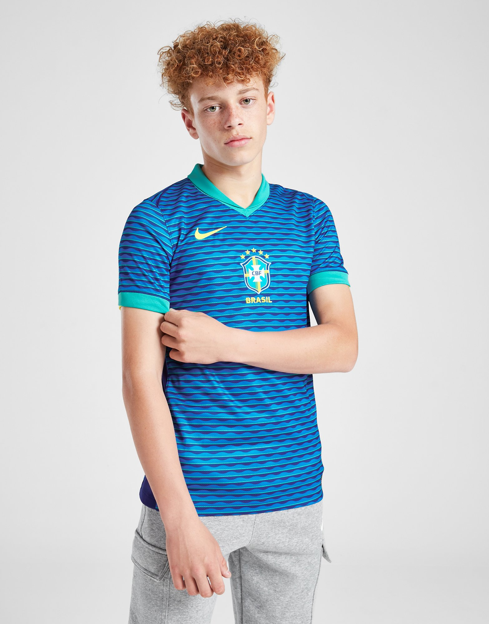 Nike Maillot Match Extérieur Brésil 2024 Junior
