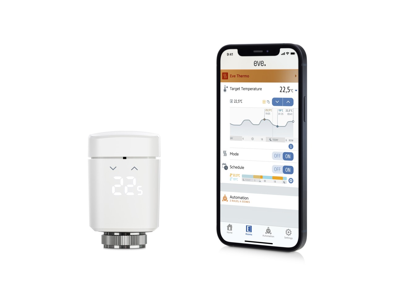 EVE - Thermo - Smart termostatisk radiatorventil (2-Pak) (2020) HomeKit
