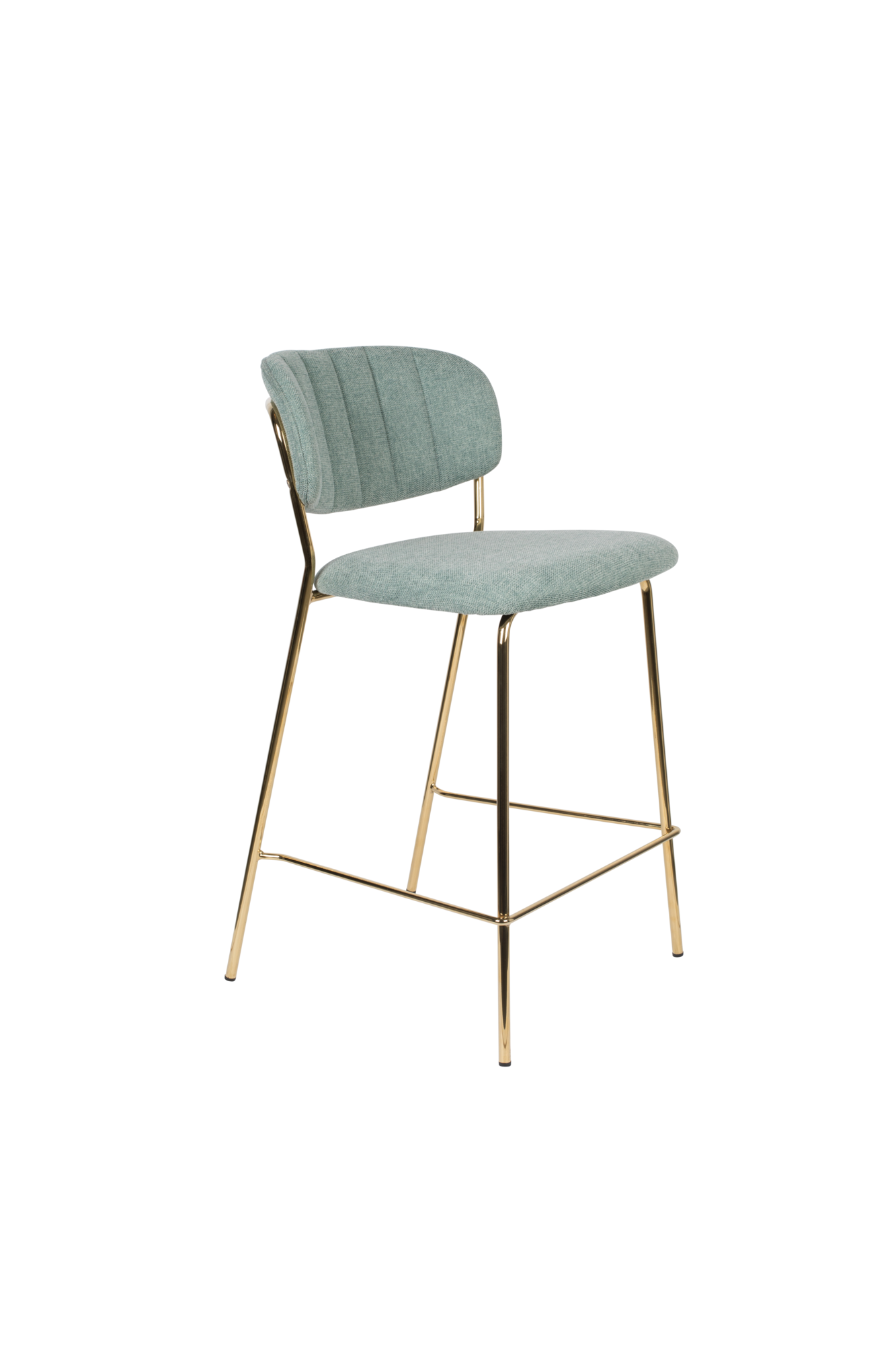 Barkruk Jolien goud/lichtgroen - set van 2