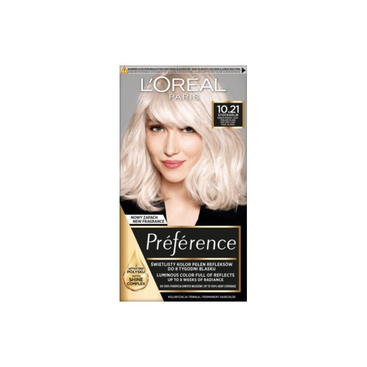 L'oreal Preference Haarverf /10.21/ Heel erg licht Blond