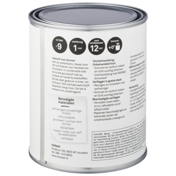 Karwei binnenlak mat 750 ml