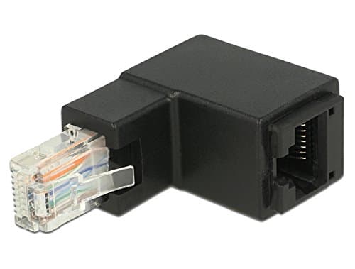 Delock - Nettverksadapter - RJ-45 (hann) vinklet til RJ-45 (hunn) - UTP - CAT 6