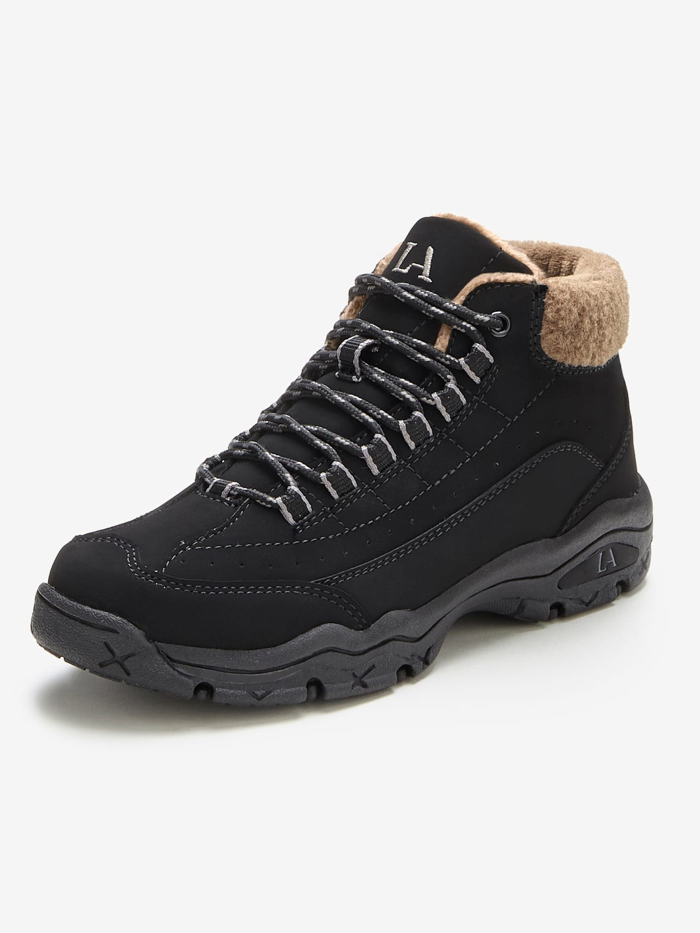 Bottines d'hiver à la doublure chaude et toute douce