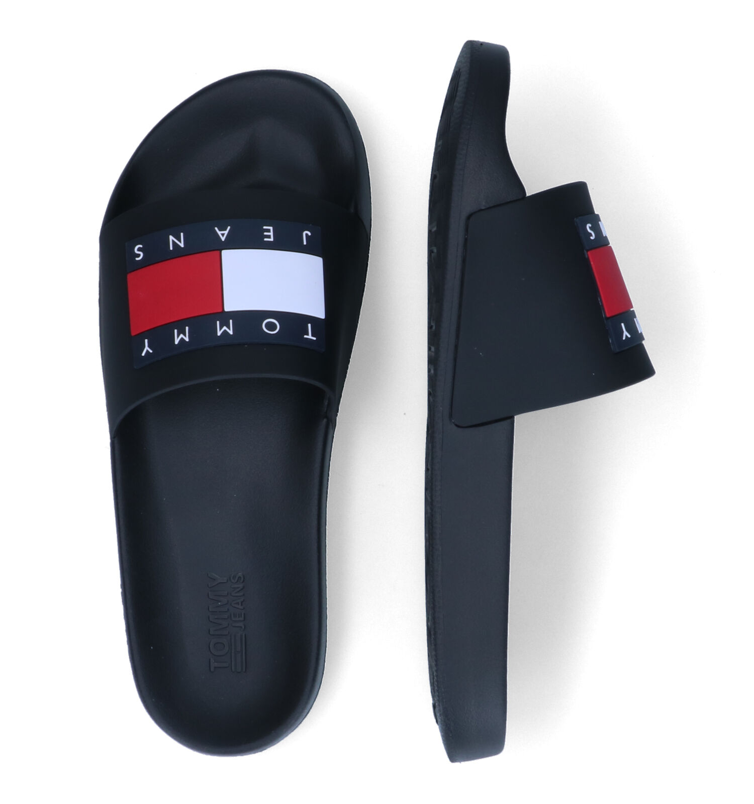 Badslippers zwart