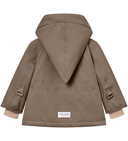 Mini A Ture Vinterjakke - Wang Fleece - Morel Grey