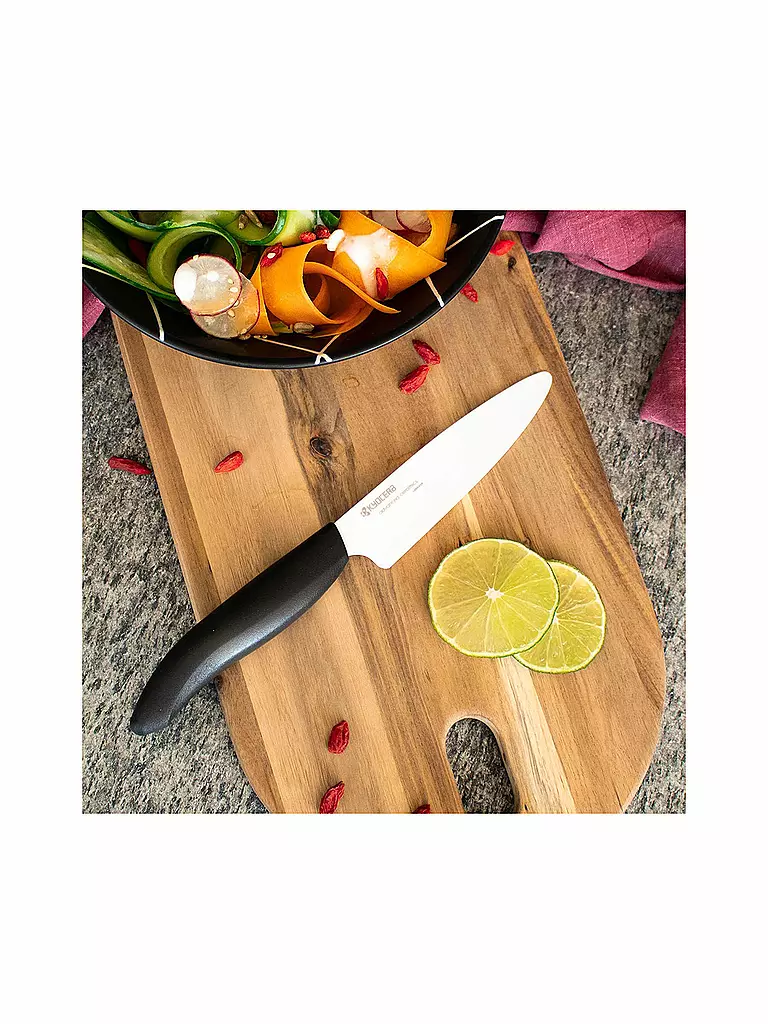 KYOCERA Obst- und Gemüsemesser BIO 11cm weiss