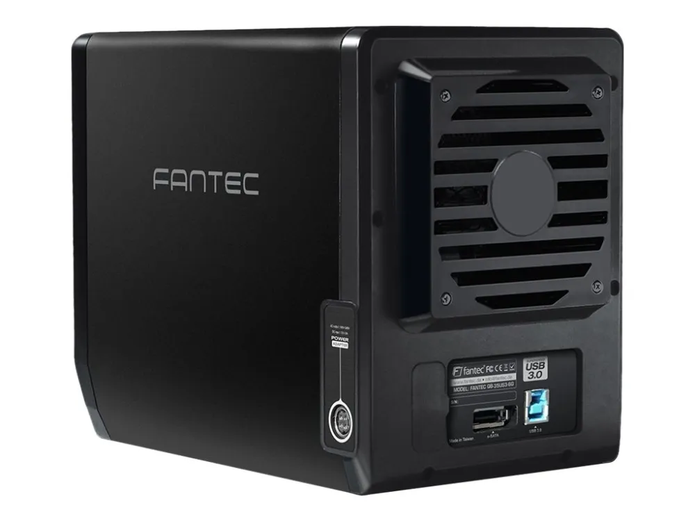 FANTEC QB-35US3-6G - Harddisk-array - 4 bays (SATA-600) - SATA 3Gb/s, USB 3.0 (ekstern)