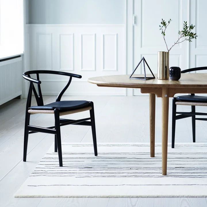 Carl Hansen - Leder-Kissen für CH24 Wishbone Chair, schwarz
