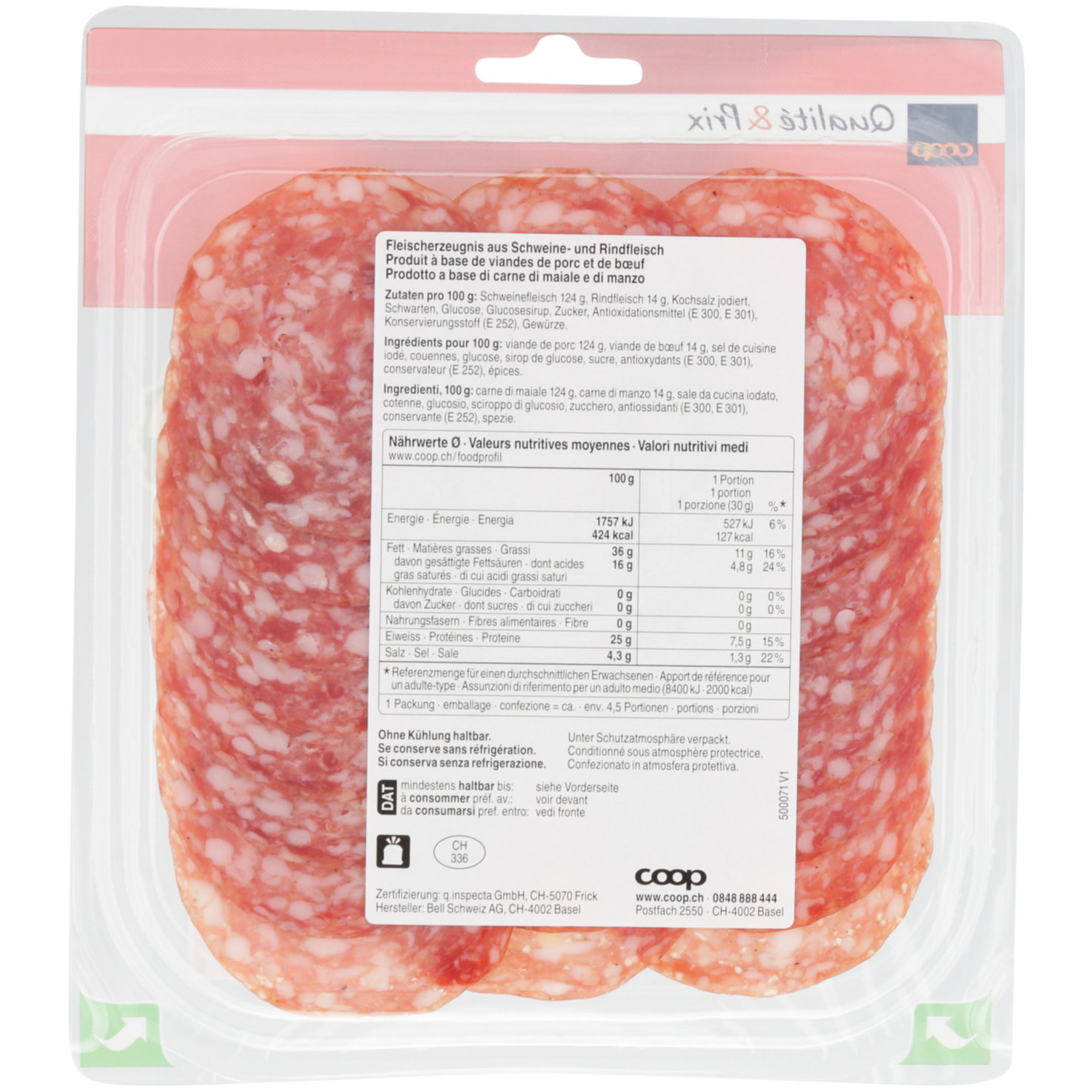 Salami Alfredo grob ca. 130g