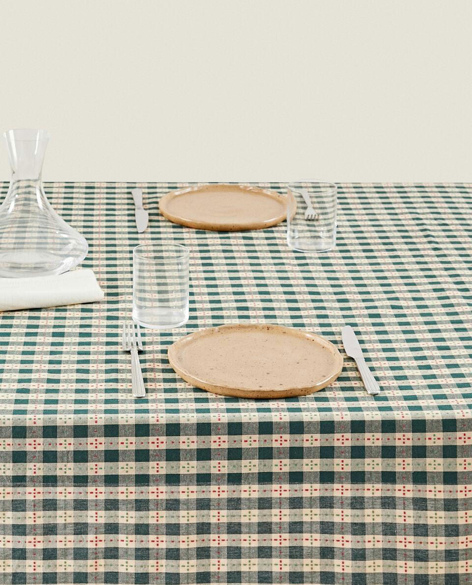 TOALHA DE MESA XADREZ DE NATAL