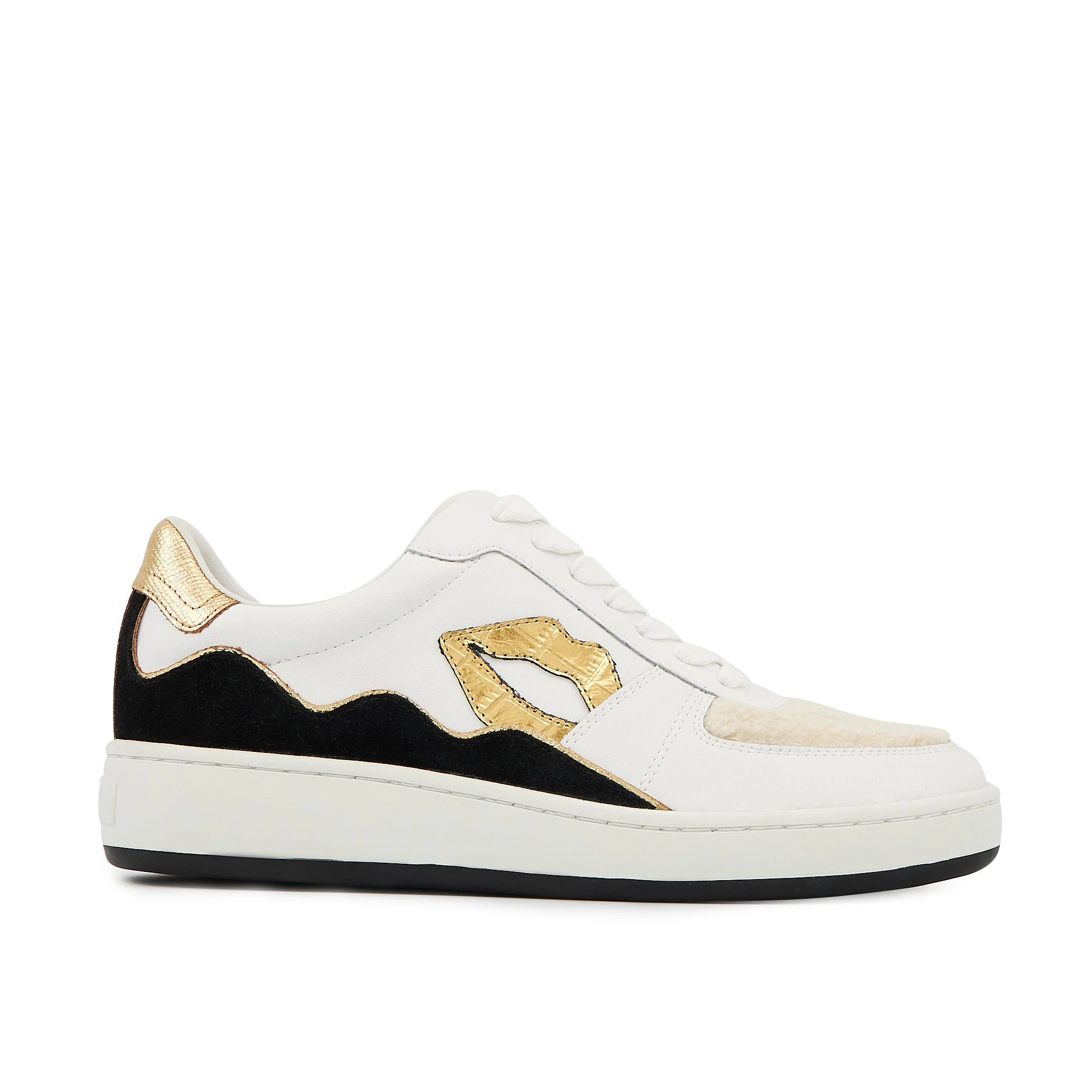 LOULOU - Sneakers en cuir | Doré