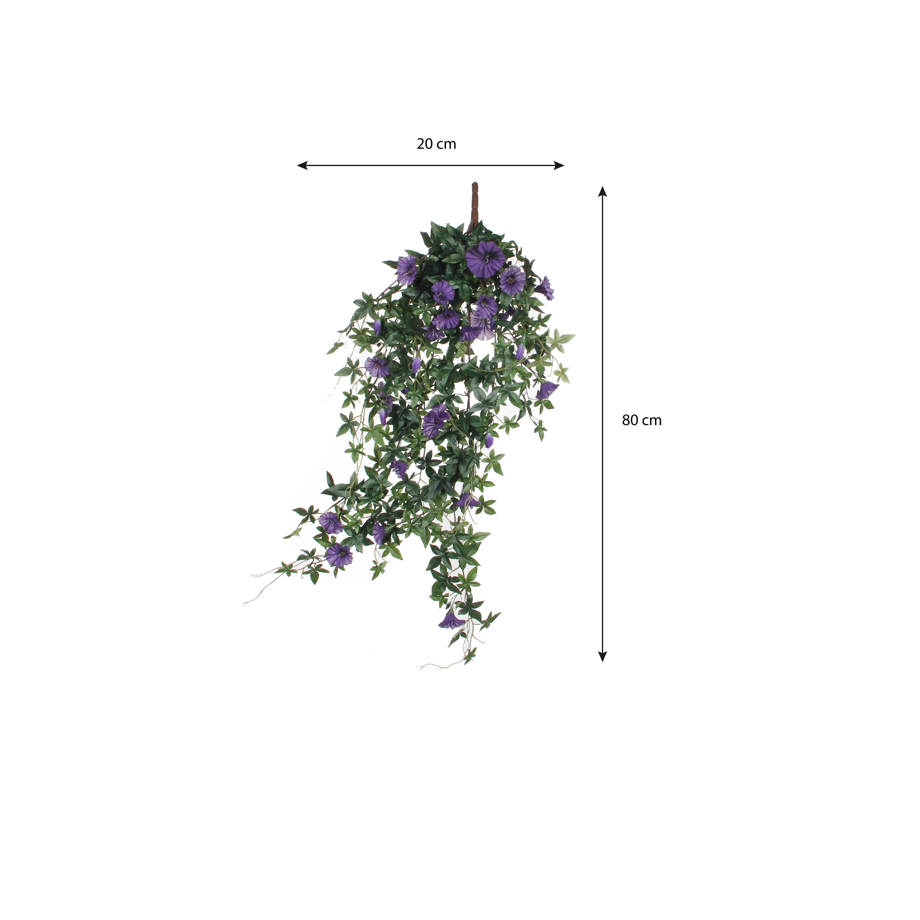 Mica Decorations Petunia Kunstplant Hangend Paars