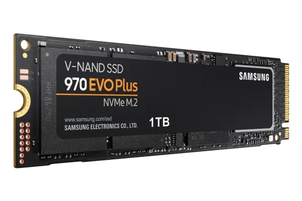 Samsung 970 EVO Plus MZ-V7S1T0BW - SSD - krypteret - 1 TB - intern - M.2 2280 - PCIe 3.0 x4 (NVMe) - buffer: 1 GB - 256-bit AES - TCG Opal Encryption