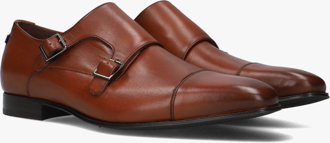 FLORIS VAN BOMMEL cognac floris van bommel nette schoenen sfm-30015