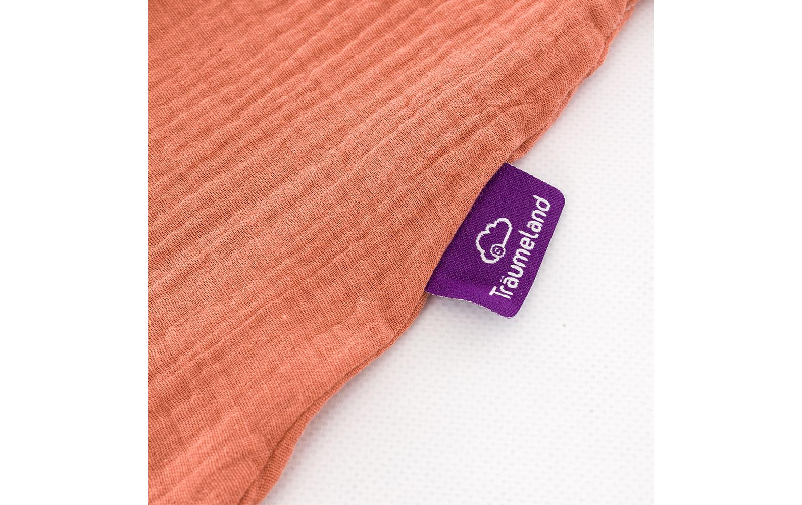 Baby-Sommerschlafsack aprikose 70Leichter Sommerschlafsack aus Baumwollmusselin perfekt für warme Sommernächte