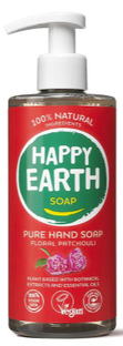 Happy Earth 100% Natural Hand Soap Floral Patchouli 300ML