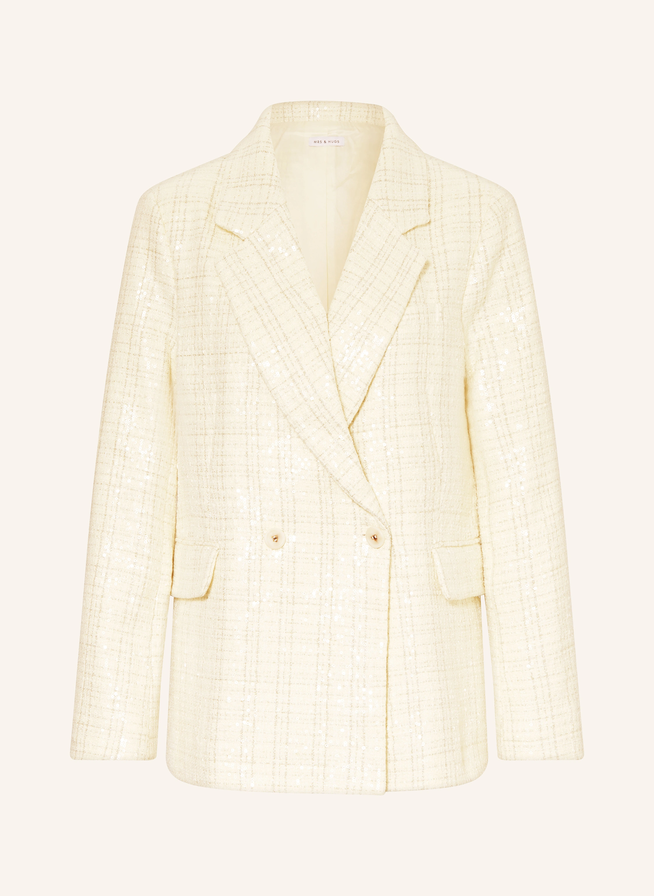 MRS & HUGS Tweed-Blazer mit Pailletten