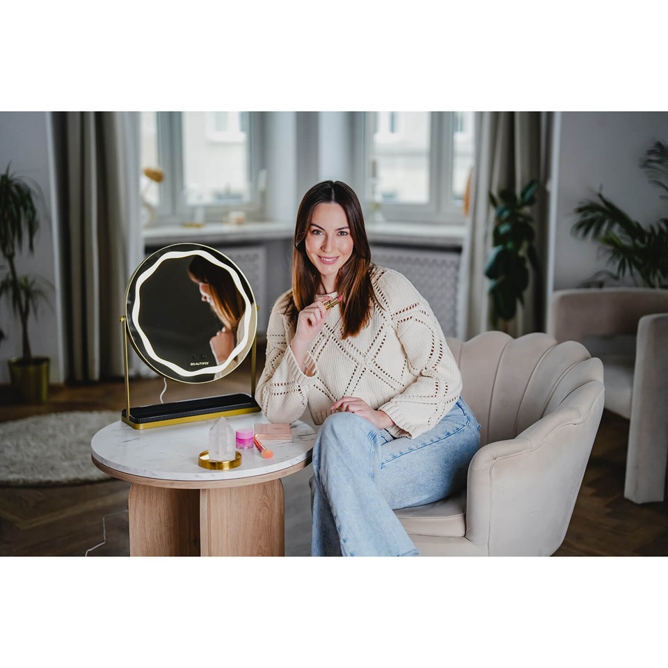 Beautifly - Rundt LED Spejl