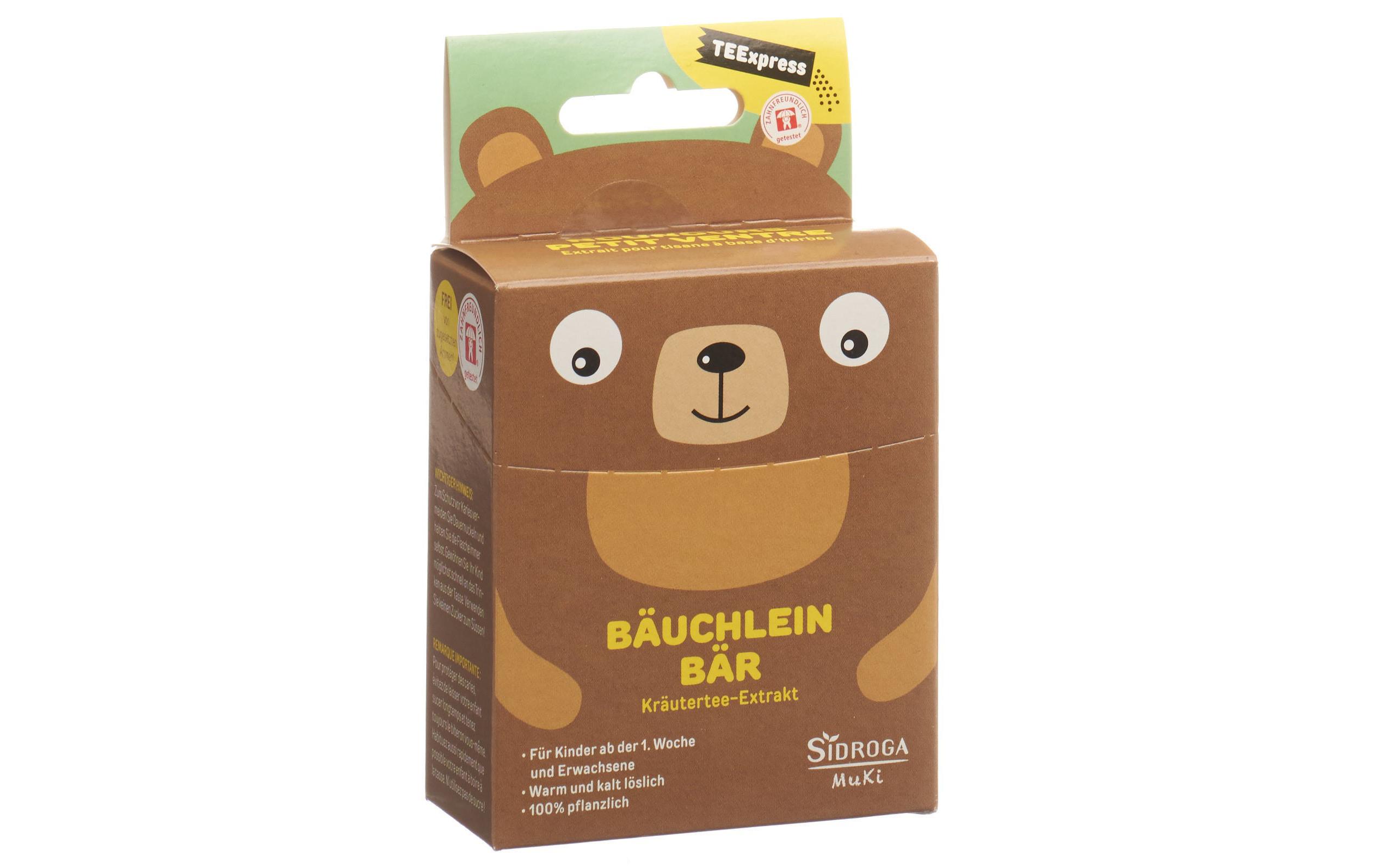Tee Sidroga TEExpress Bäuchlein Bär Express Bäuchlein BärTee Express Bäuchlein Bär