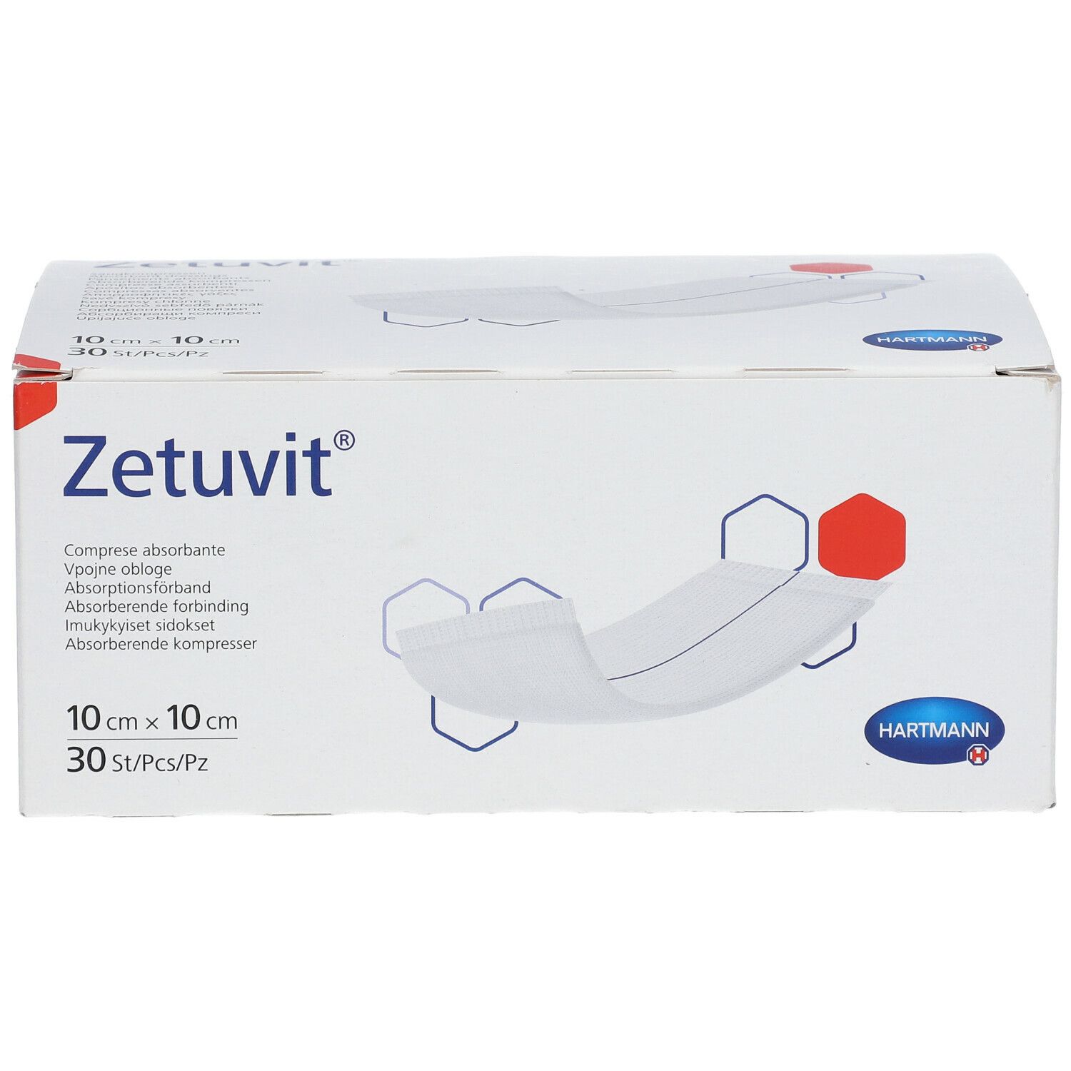 Zetuvit® Saugkompressen unsteril 10 x 10 cm