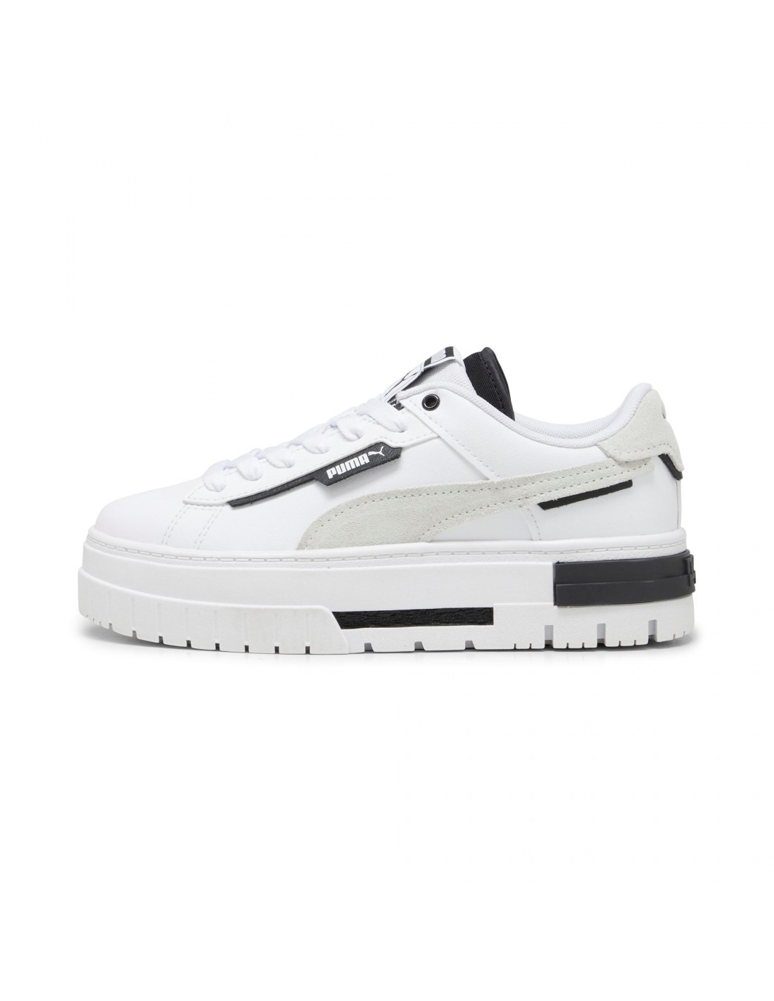 puma Sneakers compensées mayze crashed wht/blk