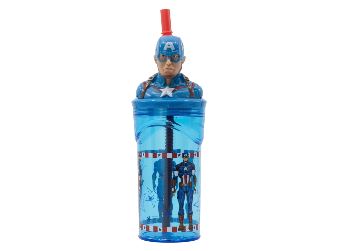 COPO FIGURA CAPITÃO AMÉRICA
