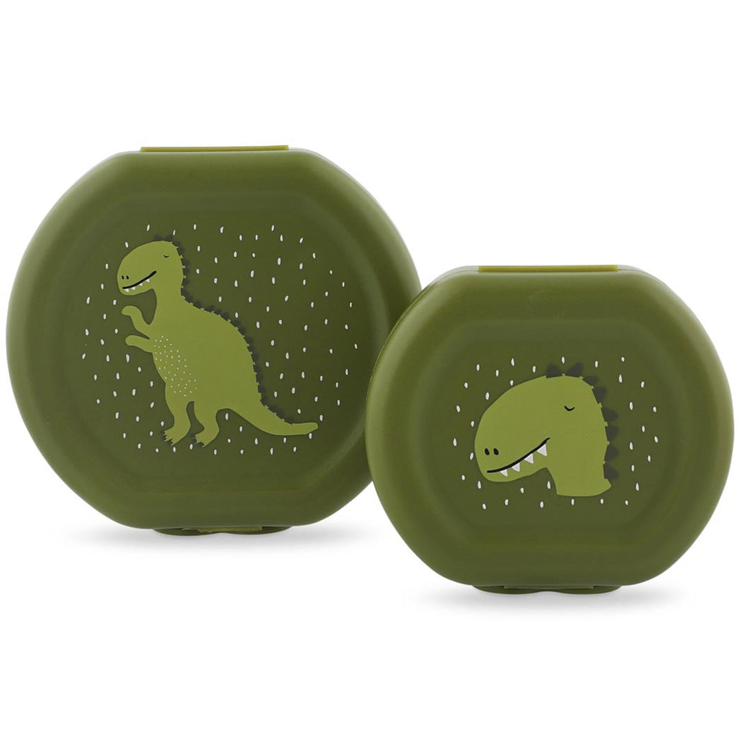 trixie snackdoosjes met clip mr. dino - 2st