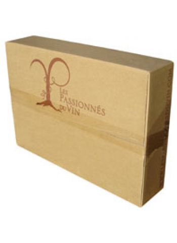 Coffret kraft sérigraphié 6 bouteilles