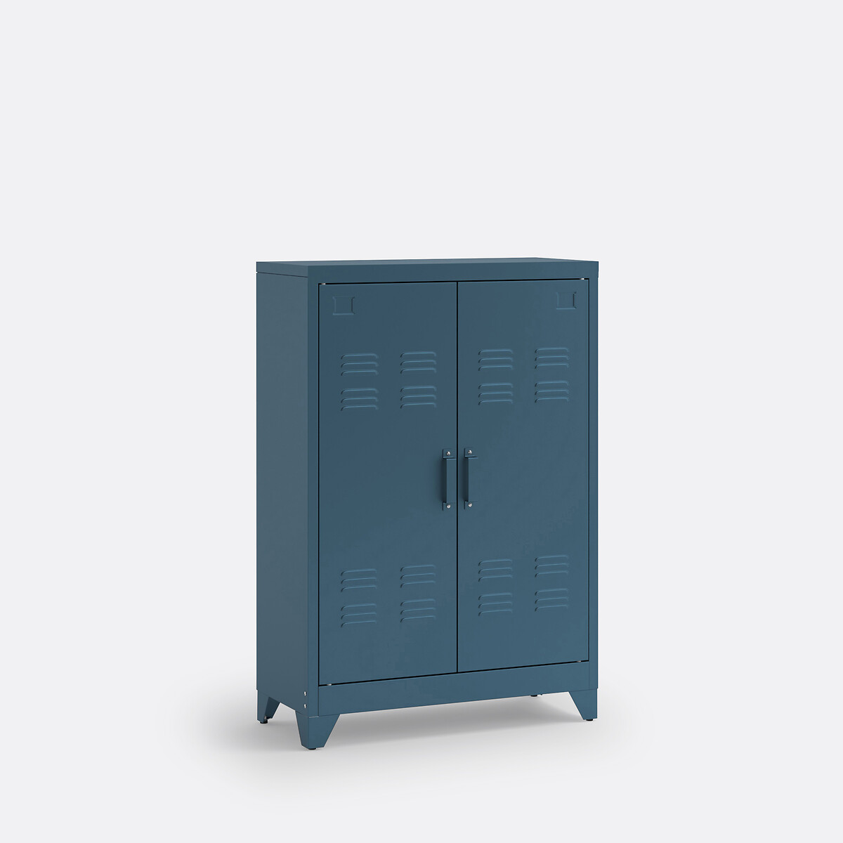 LA REDOUTE INTERIEURS<br>Armário baixo de metal, 2 portas, Hiba