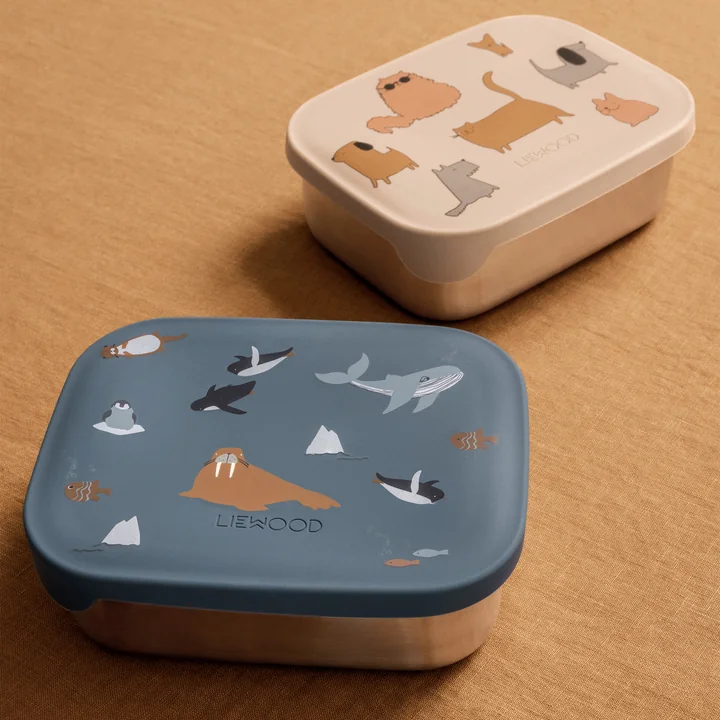 LIEWOOD - Arthur Lunchbox mit Deckel, Safari, sandy mix