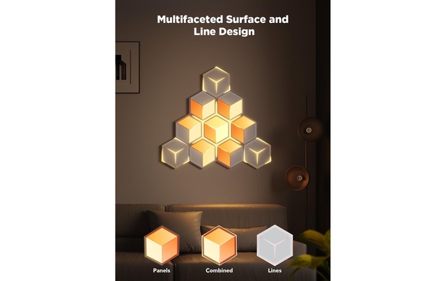 Govee LED Wandleuchte »Govee Glide Hexa Ultra, 7er-Pack, RGBIC«