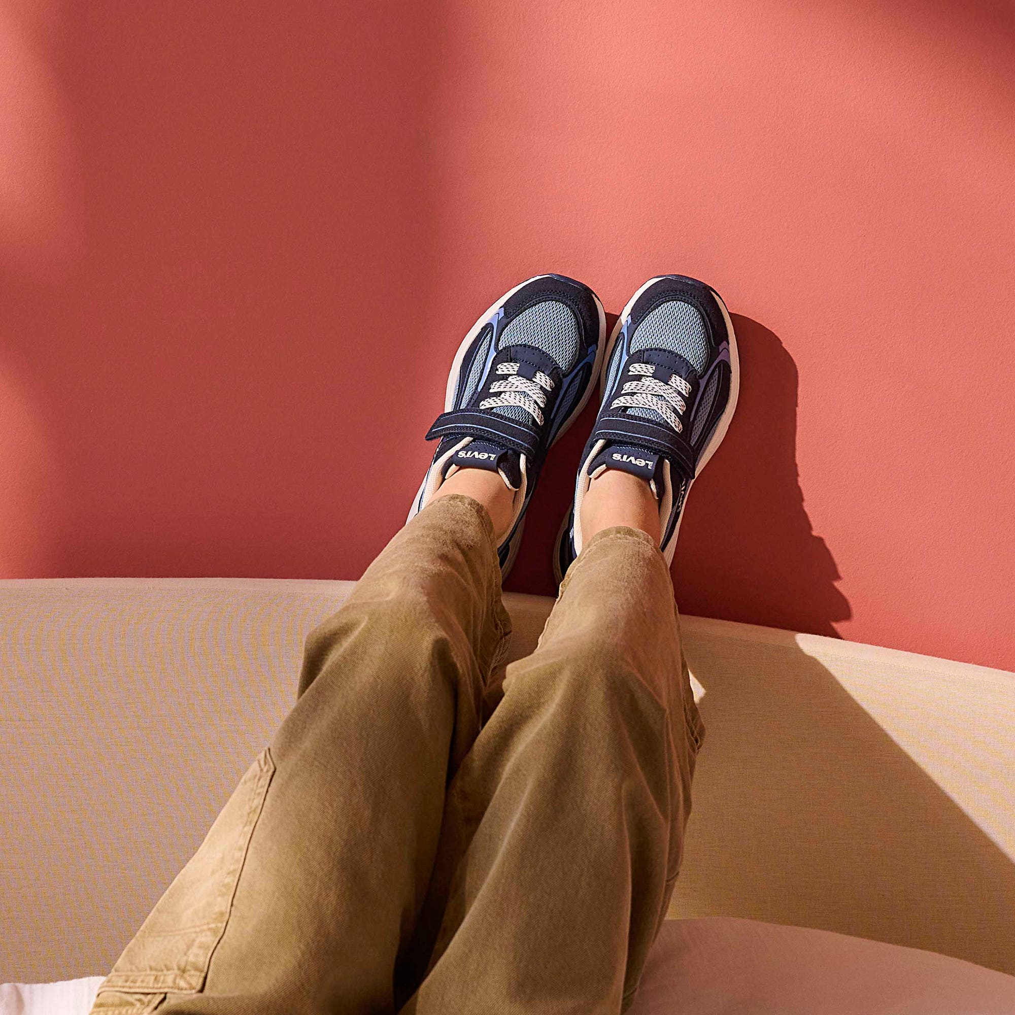 Sneakers Garçon bleu marine