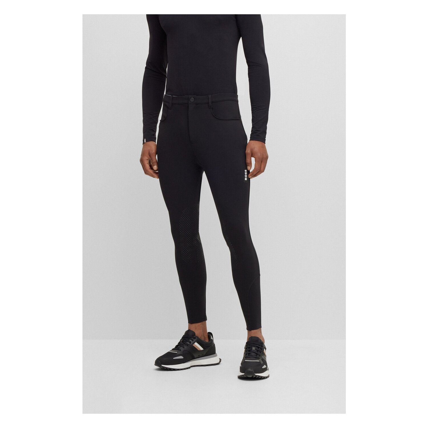 BOSS EQUESTRIAN Grip-Kniebesatz-Reithose James - black