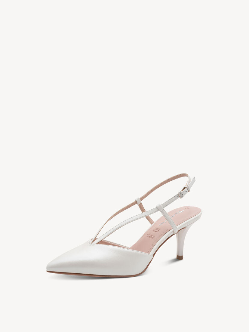Leren Slingpumps - wit