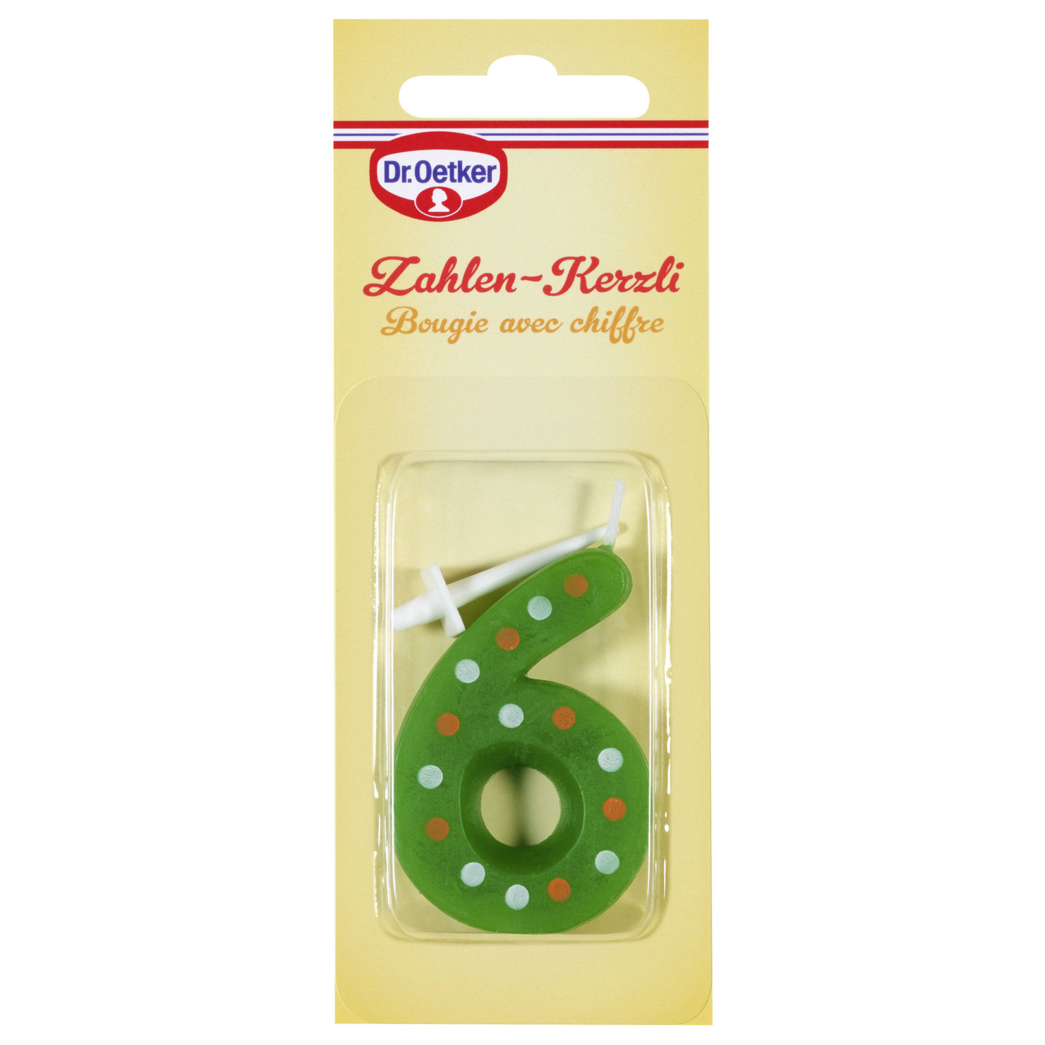 Dr. Oetker Zahlen-Kerze 6