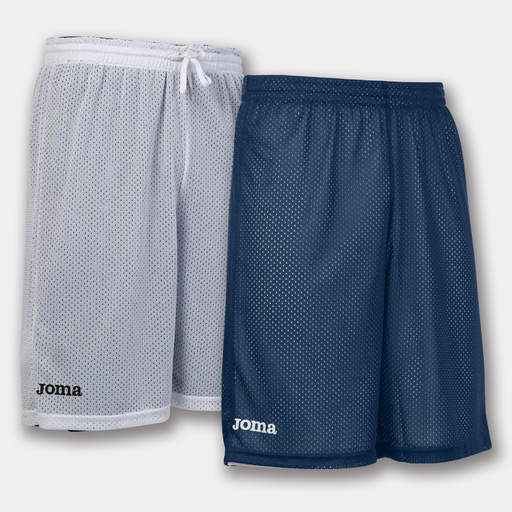 Shorts Joma Rookie Azul Marinho e Branco