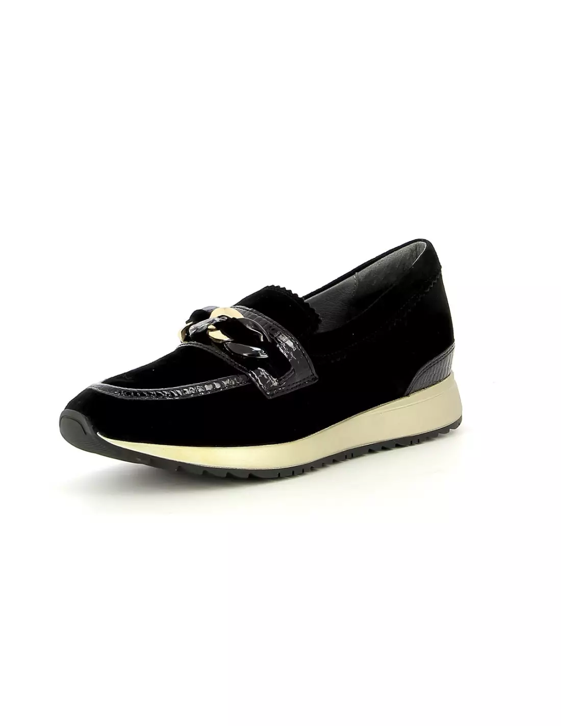 FUGITIVE TALIUS - Mocassins & bateaux Noir