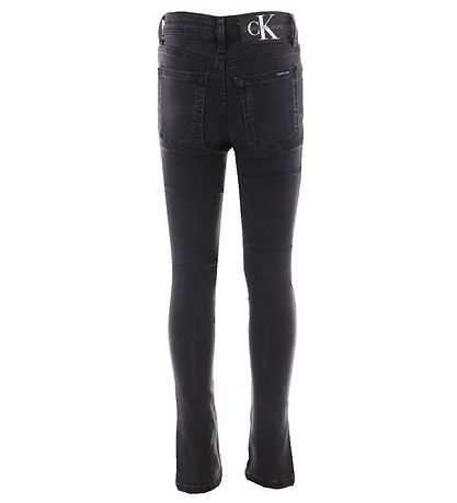 Calvin Klein Jeans - Stretch-Split-Saum - Soft Black